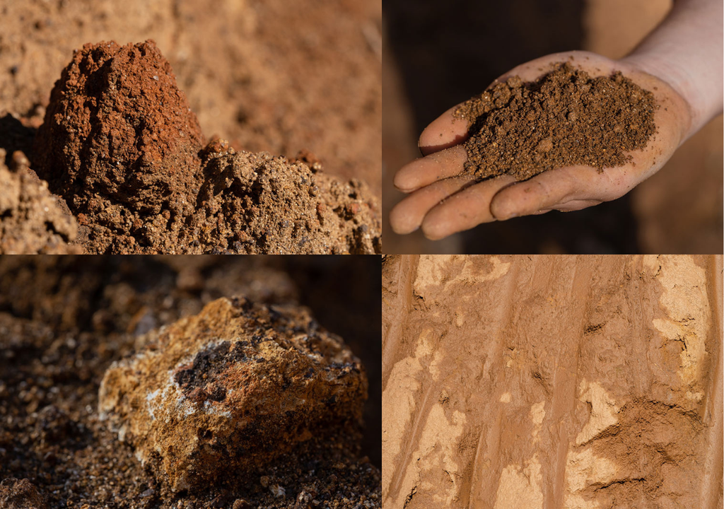 Imágenes de arcillas con tierras raras de la empresa Aclara. Fotos: Web Aclara - Francisca Santa María. Imágenes de arcillas con tierras raras de la empresa Aclara. Fotos: Web Aclara - Francisca Santa María.