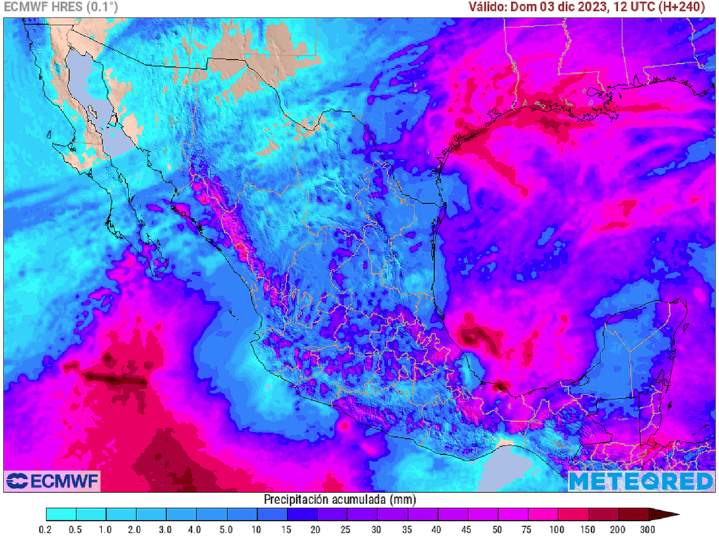 Aumento de lluvias próxima semana