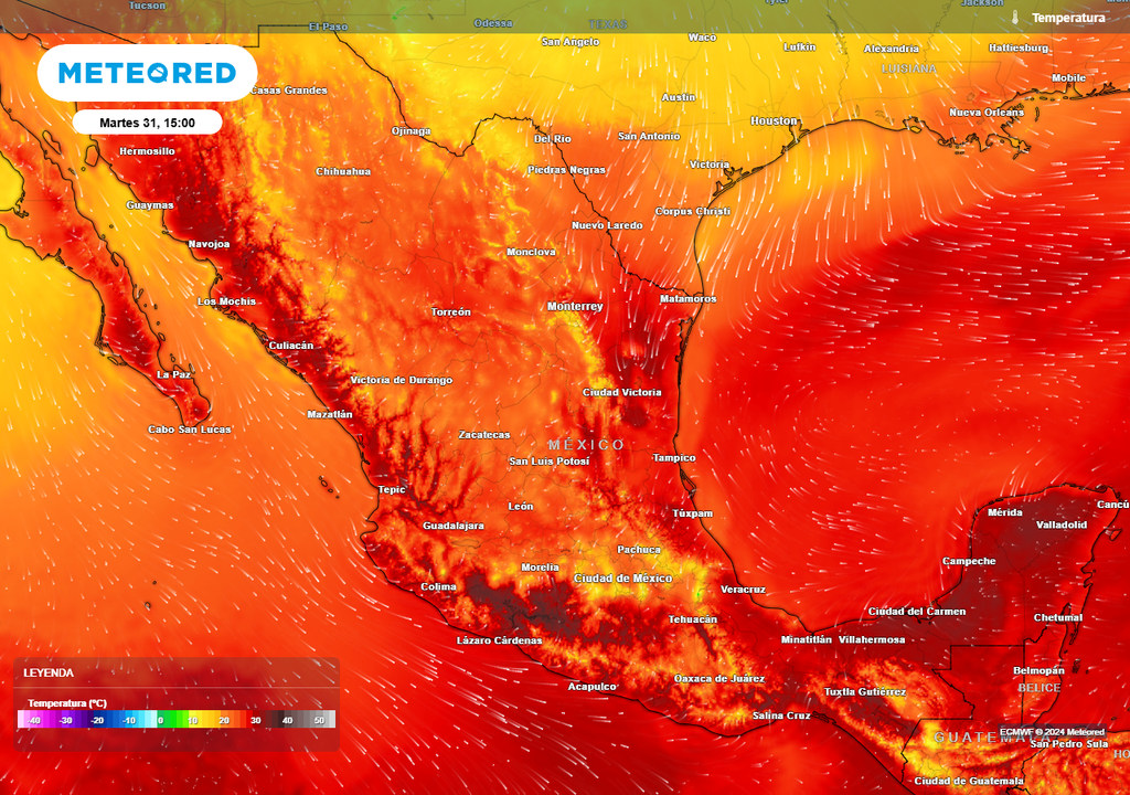 Pronóstico de temperaturas en grados Celsius Pronóstico de temperaturas en grados Celsius