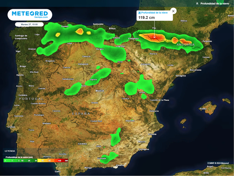 La Semana Santa arrancará con lluvias, nieve, tormentas y frío