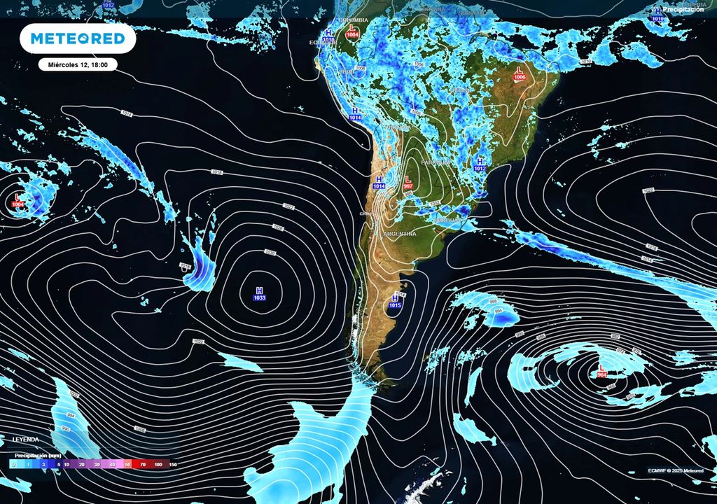 presión y precipitaciones