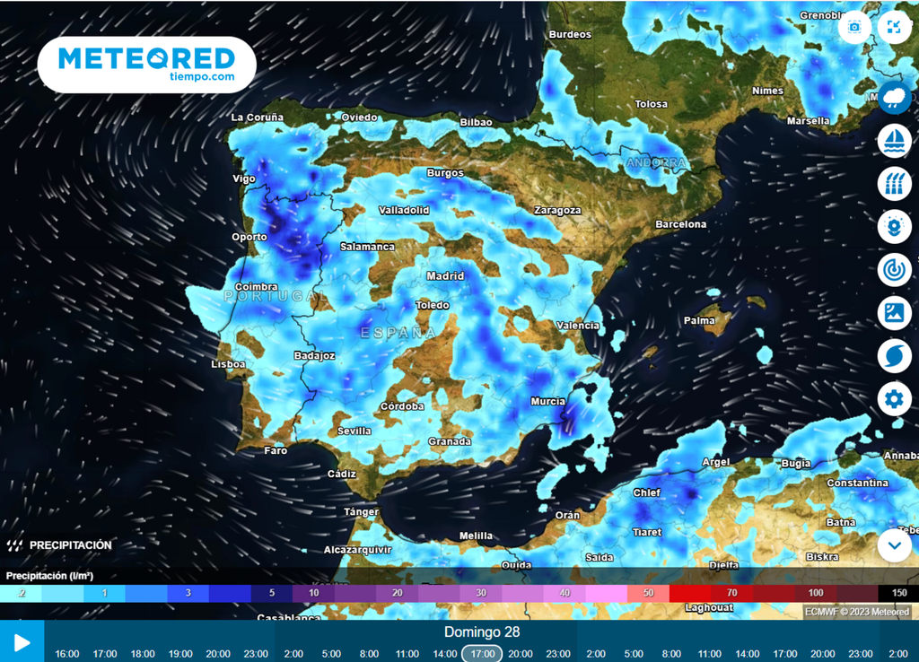 Previsión domingo