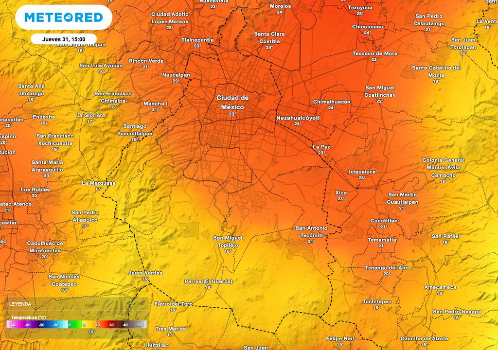 Temperatura CDMX Temperatura CDMX