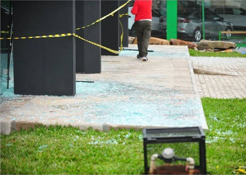 queda, avião, Gramado