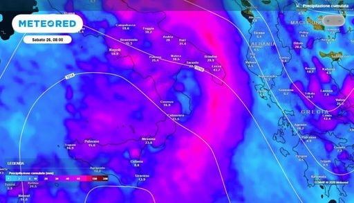Meteo, attenzione alla goccia fredda verso il Sud: potrebbe scatenare una forte ondata di maltempo da mercoled&igrave;