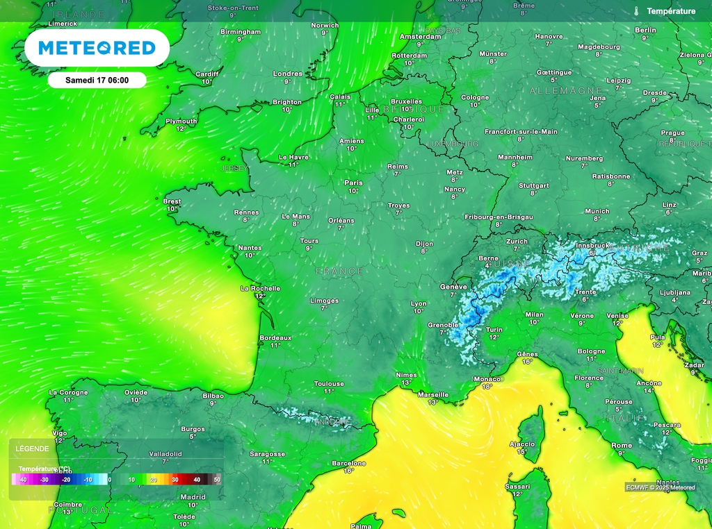 Un peu de fraîcheur matinale avant la hausse des températures en jorunée.