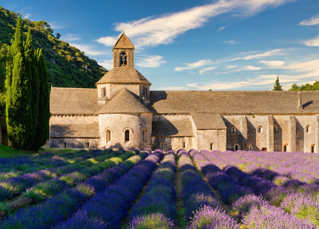L'abbaye de Sénanque, un havre de quiétude en Provence. L'abbaye de Sénanque, un havre de quiétude en Provence.