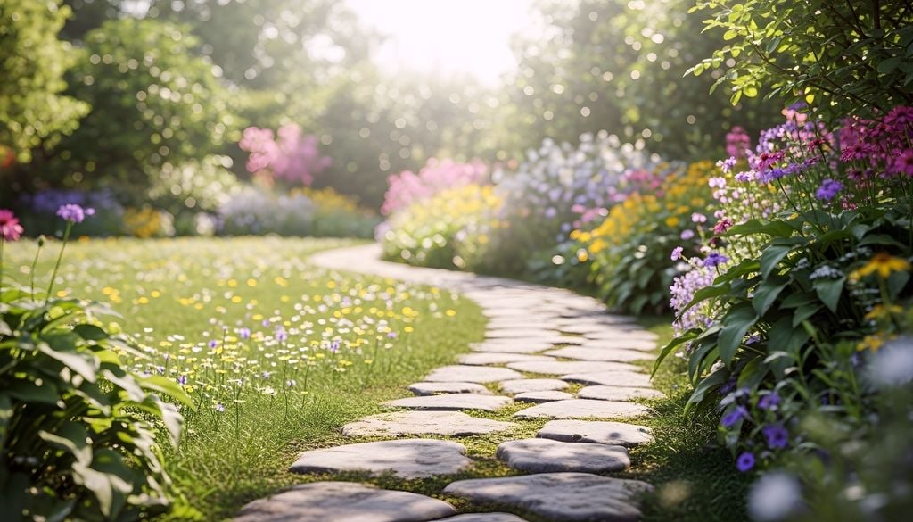 plantas Caminos que despiertan curiosidad: un sendero sinuoso invita a recorrer el espacio y descubrirlo paso a paso.