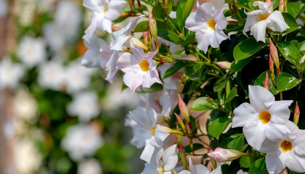 Dipladenia e mandevilla: specie versatili adatte alla crescita sia in vaso che in aiuola