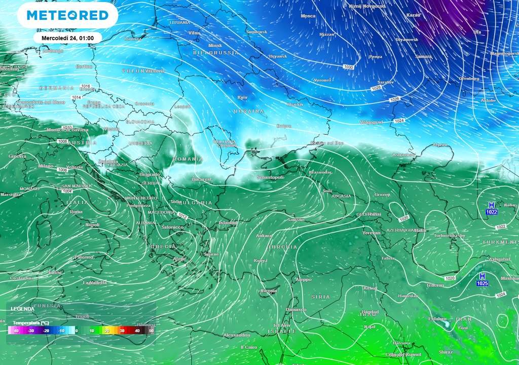 Ondata di freddo. Ondata di freddo.