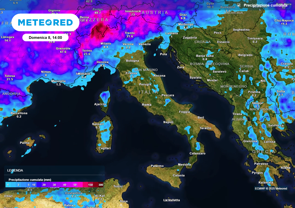 Precipitazione cumulata