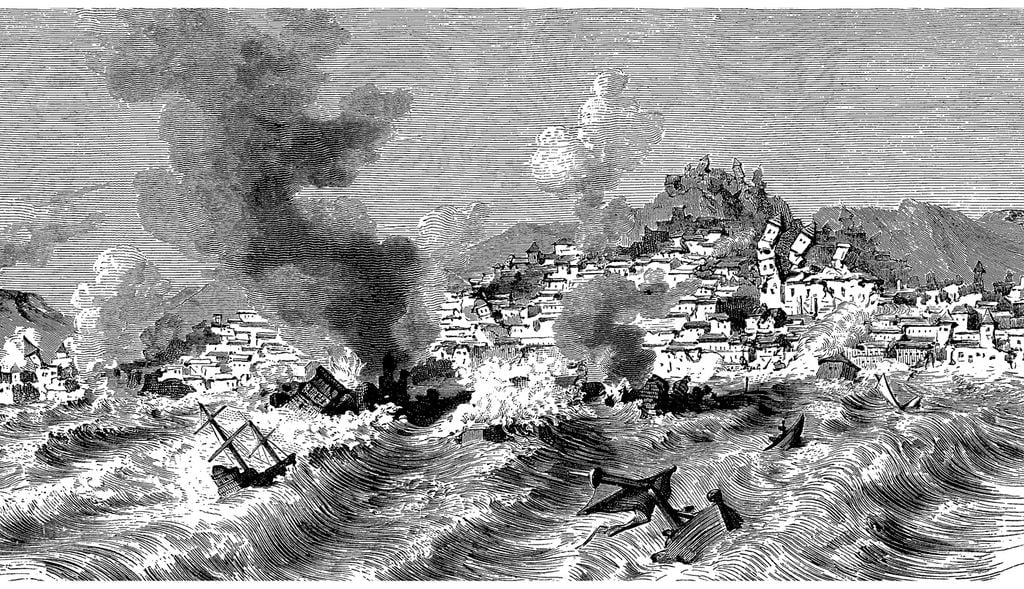 Il terremoto che scatenò il devastante tsunami a Lisbona.