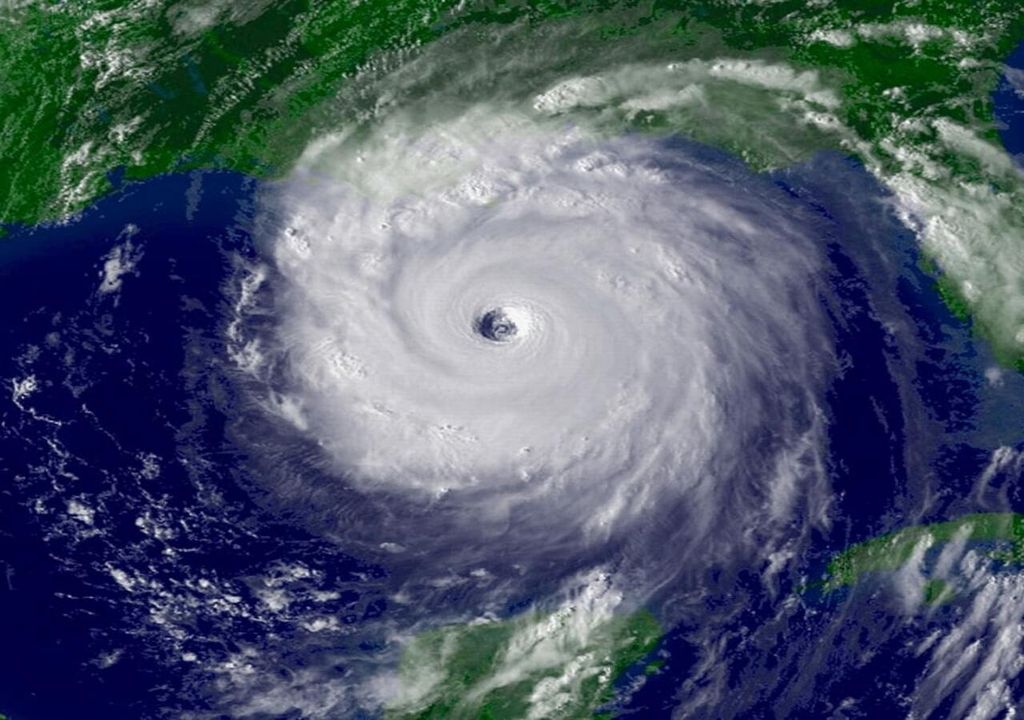 Huracán Katrina de 2005 en el Golfo de México