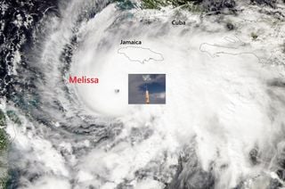 Los científicos de NCAR confirman la racha récord para el huracán Melissa de 405 km/h medida por un radiosonda de caída