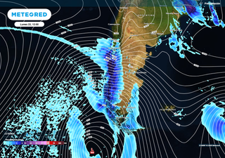 "Rachas de 50 km/h": Meteored pronostica que área inestable trae viento y lluvia al centro-sur de Chile hasta el martes