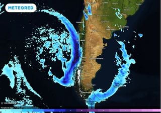 Ráfagas de viento en torno a los 100 km/h golpearán las regiones del sur de Chile