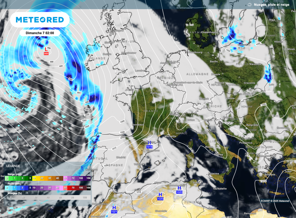 Les hautes pressions vont laisser place à un contexte plus dépressionnaire dès dimanche.