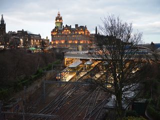 Rail lines stunted as floods hit Edinburgh and Fife