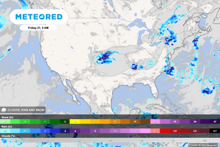 Rainy start to the weekend with continual hot temperatures across Arizona, Nevada, and California