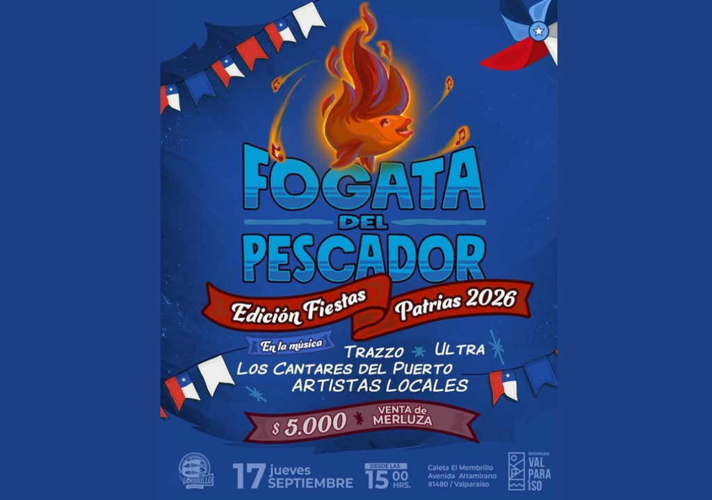 Celebración Fogata del Pescador, 17 de septiembre.