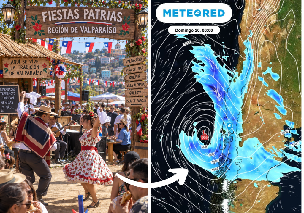 fondas región de Valparaiso. Las Fiestas Patrias comenzarían con tiempo estable en la Región de Valparaíso, pero el escenario cambiará hacia el domingo 20, cuando un sistema frontal avanzará sobre la zona central y podría dejar lluvias, viento y un cierre dieciochero más inestable.