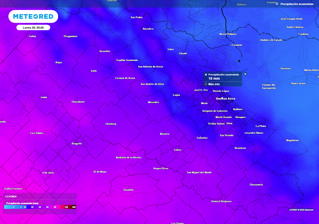 Buenos Aires tiempo clima pronóstico