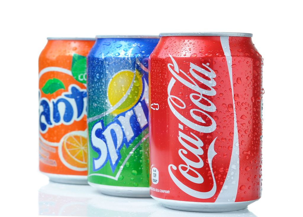 Coca-Cola Sprite Fanta canettes