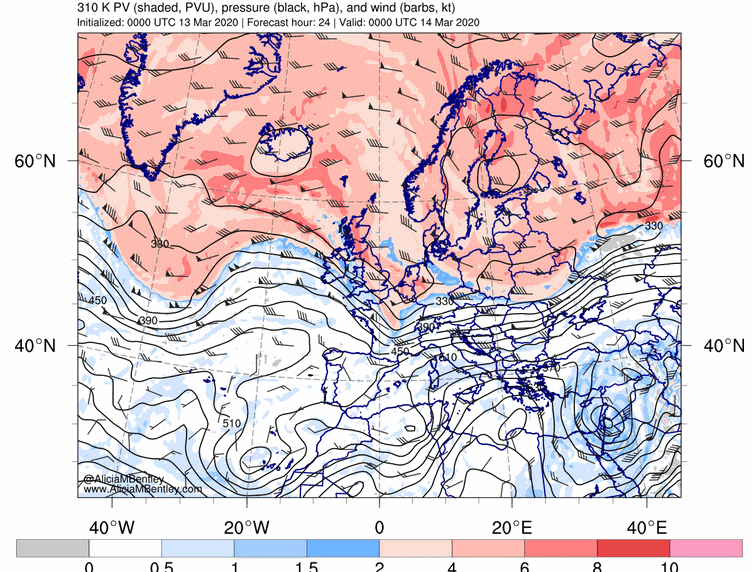 Rara dana: del chorro polar al chorro subtropical