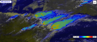Una rara supercélula severa afectó a Zaragoza generando el caos y el pánico en la ciudad