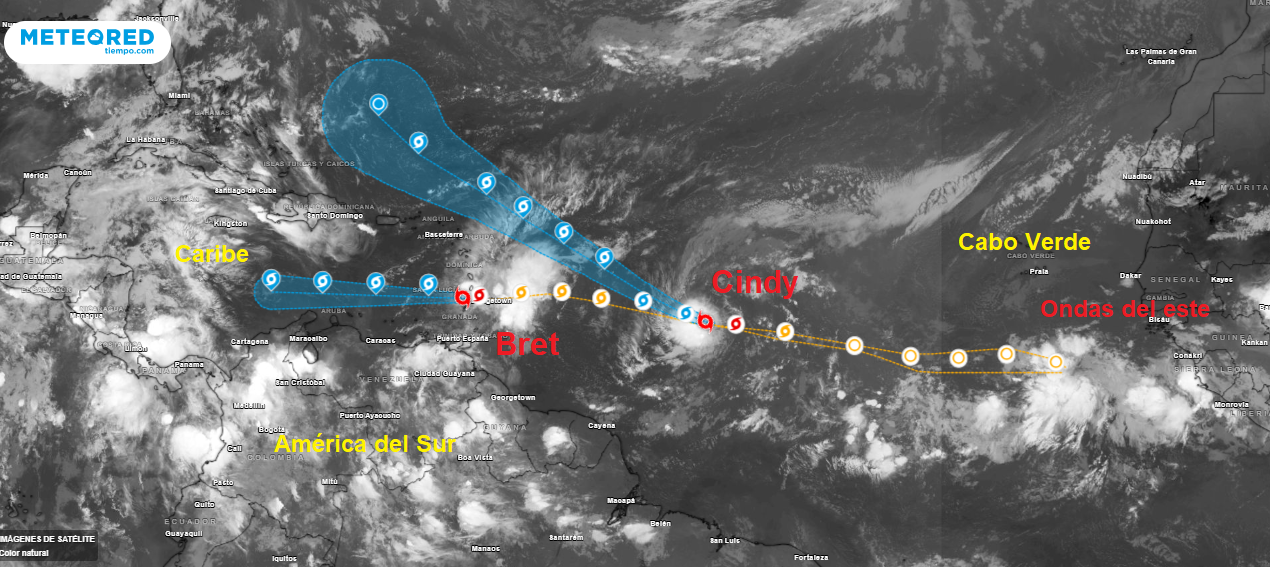 Rare Tropical Storms Bret and Cindy Simultaneously Form in June, Breaking 55-Year Record