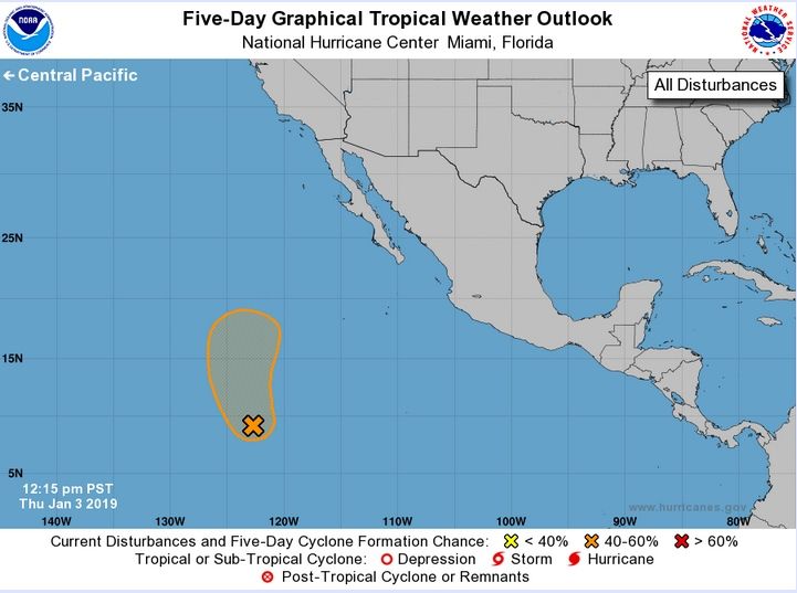 Raro Y Posible Ciclón Tropical Fuera De Temporada En El Pacifico Norte Oriental