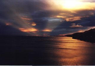 Rayos anti crepusculares