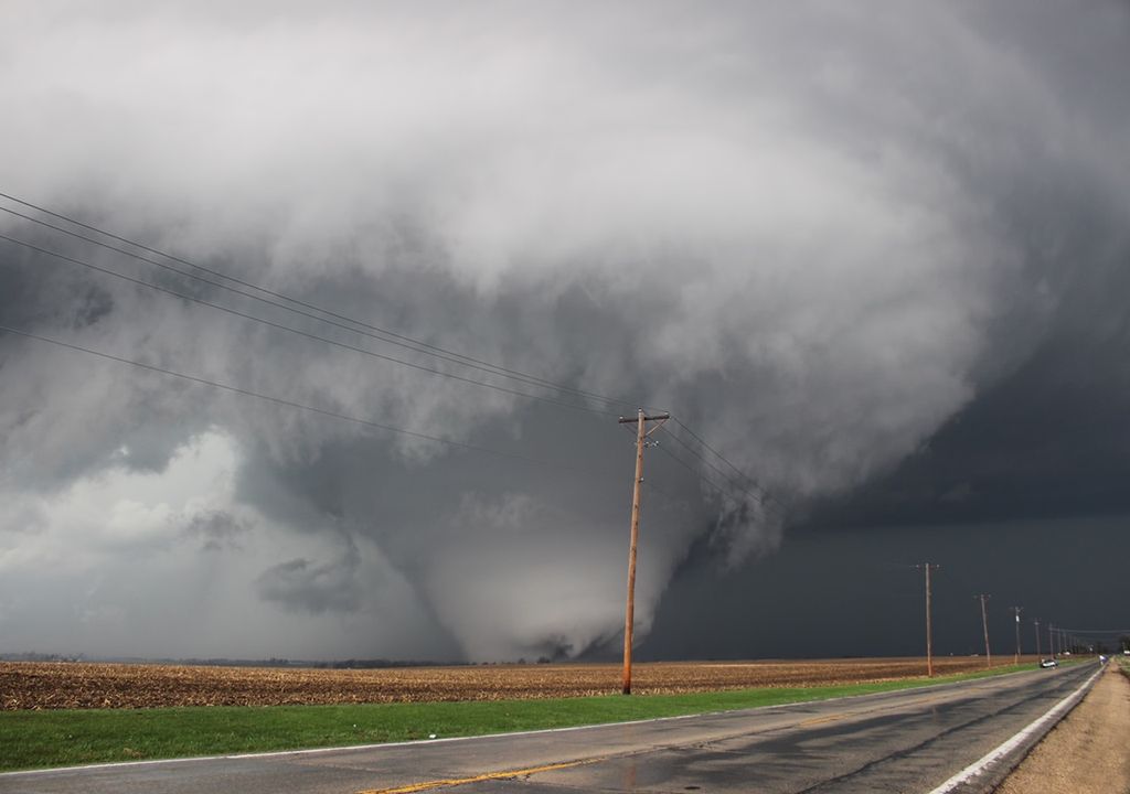 Sie analysieren atmosphärische Myonen als Mittel zur Vorhersage schwerer Tornados.