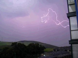 Rayos en A Coruña