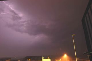 Rayos en Jerez (Cádiz)