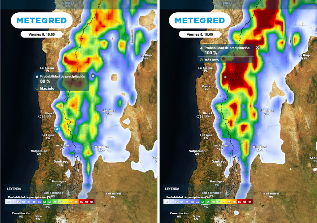 Tormentas eléctricas y chubascos en las regiones de Coquimbo y Valparaíso para el fin de semana, Chile, Meteored Tormentas eléctricas y chubascos en las regiones de Coquimbo y Valparaíso para el fin de semana, Chile, Meteored