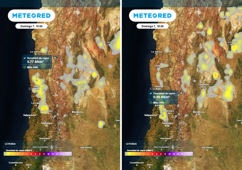 Tormentas eléctricas y chubascos en las regiones de Coquimbo y Valparaíso para el fin de semana, Meteored, Chile Tormentas eléctricas y chubascos en las regiones de Coquimbo y Valparaíso para el fin de semana, Meteored, Chile