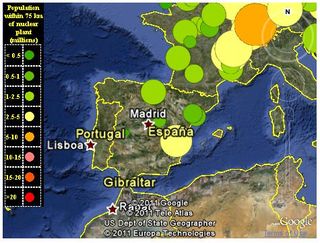 Reactores nucleares: residentes y riesgo