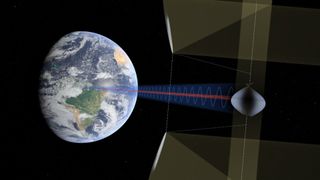 Recogiendo energía solar en órbita y su envío a la Tierra