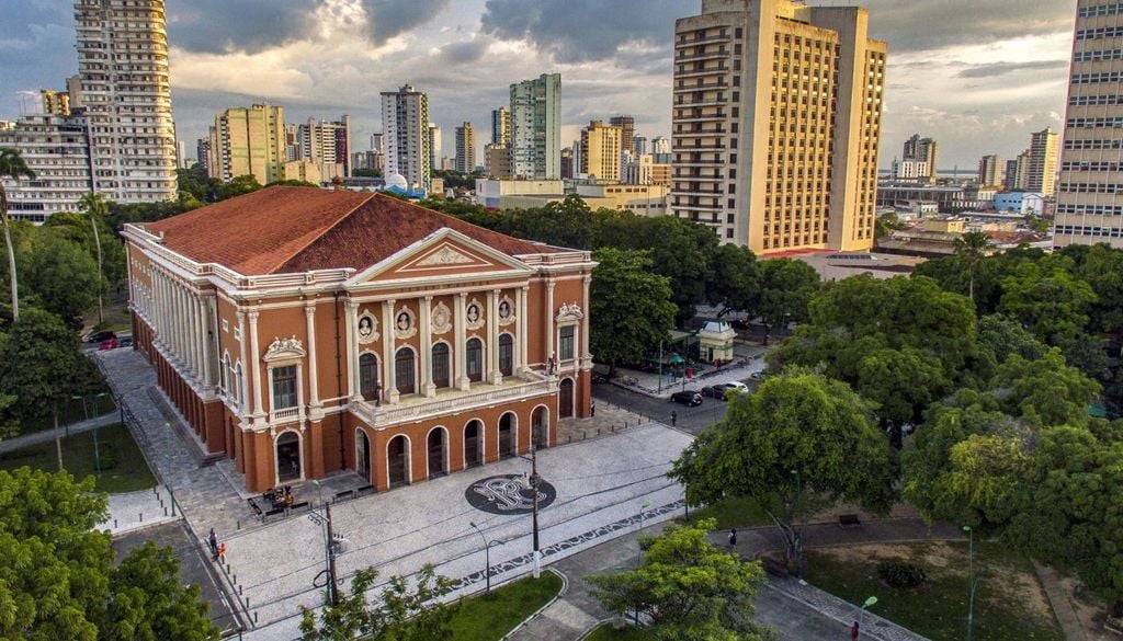 O belíssimo Theatro da Paz, em Belém (Pará).