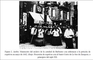 Reconstrucción de los episodios de sequía en el nordeste de España a partir de las ceremonias de rogativas