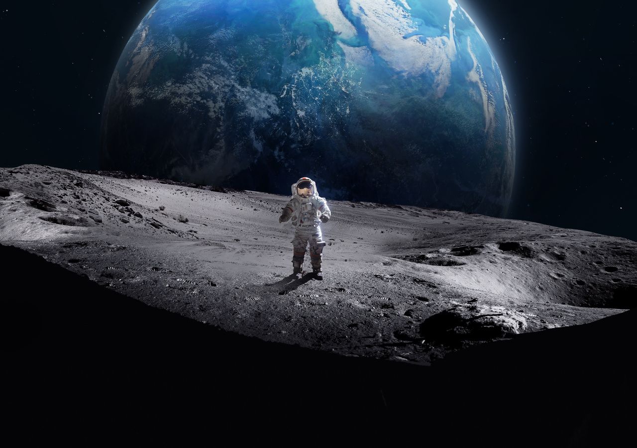 Los pequeños pasos para estos 12 astronautas, grandes pasos para la humanidad.
