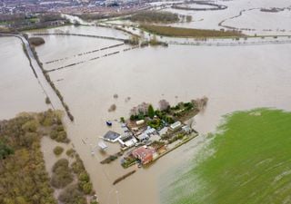 Wet winter floods destroyed many farm crops and broke British records