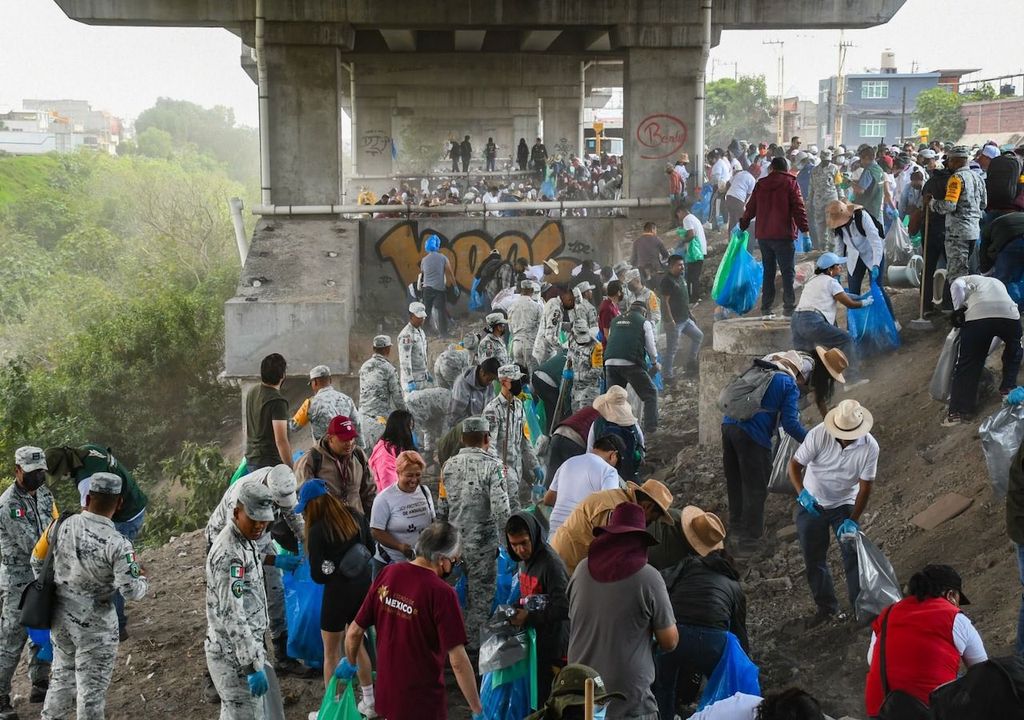 En todo Ecatepec hubo 307 puntos, donde participaron un total de 148,525 personas