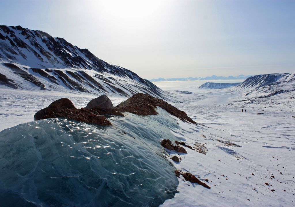 Eisdecke in Grönland