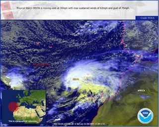Recordando a la tormenta tropical Delta