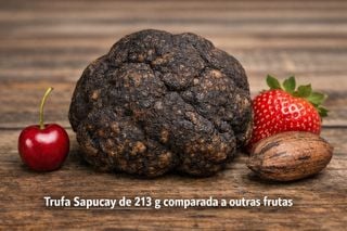 Recorde nacional: trufa rara encontrada no RS tem mais de 20 vezes o peso m&eacute;dio da iguaria