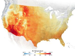 Récords de temperaturas por ola de calor en EE.UU. continentales
