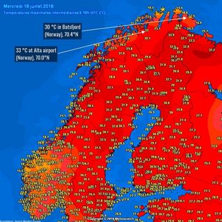 Récords térmicos e históricos de julio 2018 en Finlandia