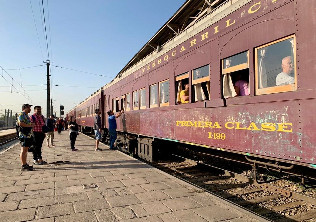 Vagón de primera clase del Tren del Recuerdo.